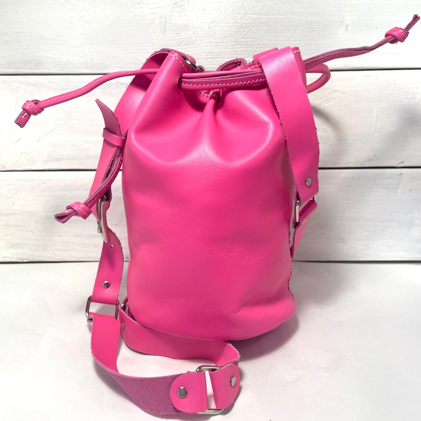 MINI SEAU ROSE FLUO