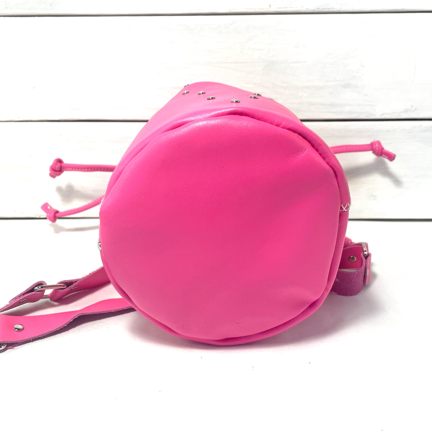 MINI SEAU ROSE FLUO