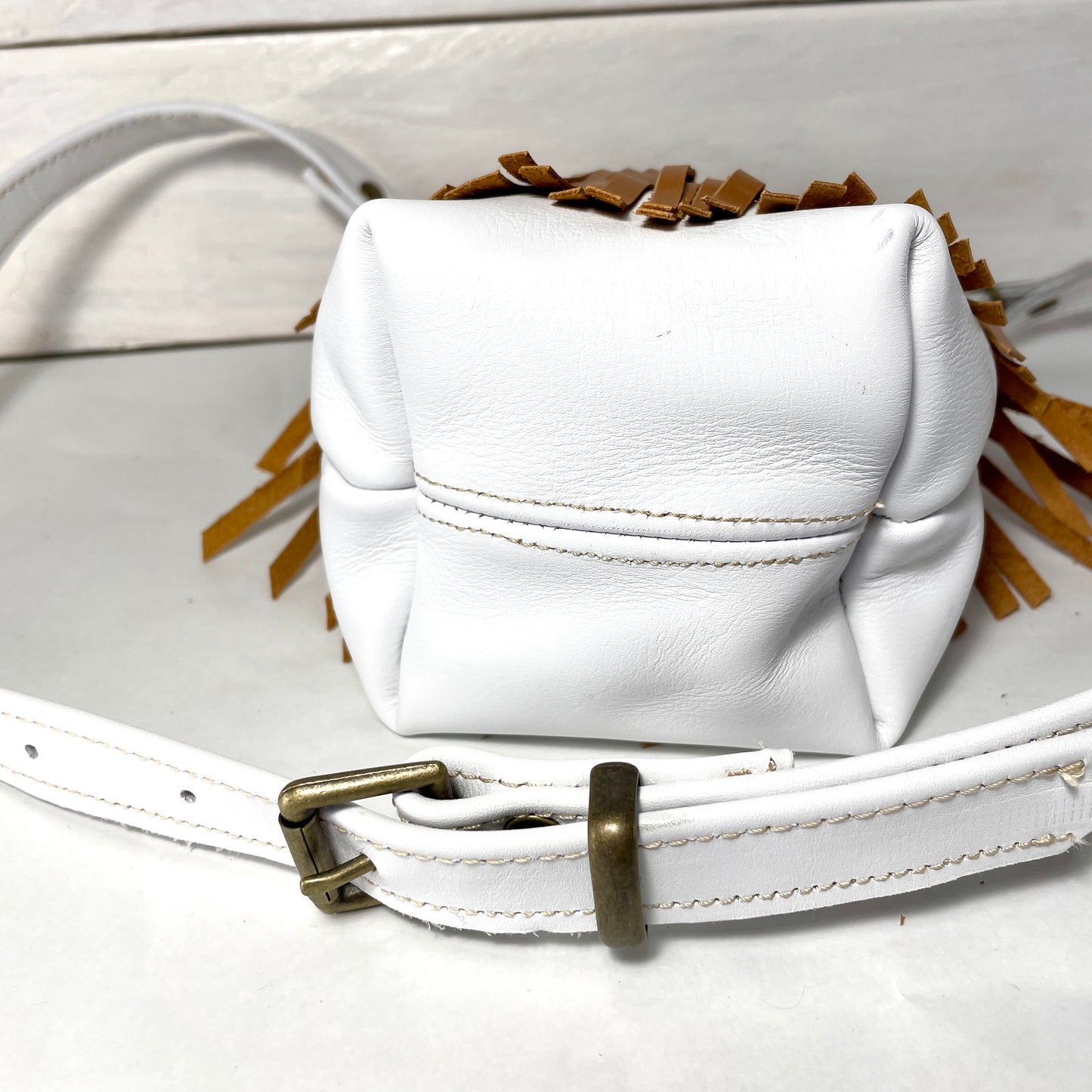 MINI APACHE Blanc/Marron