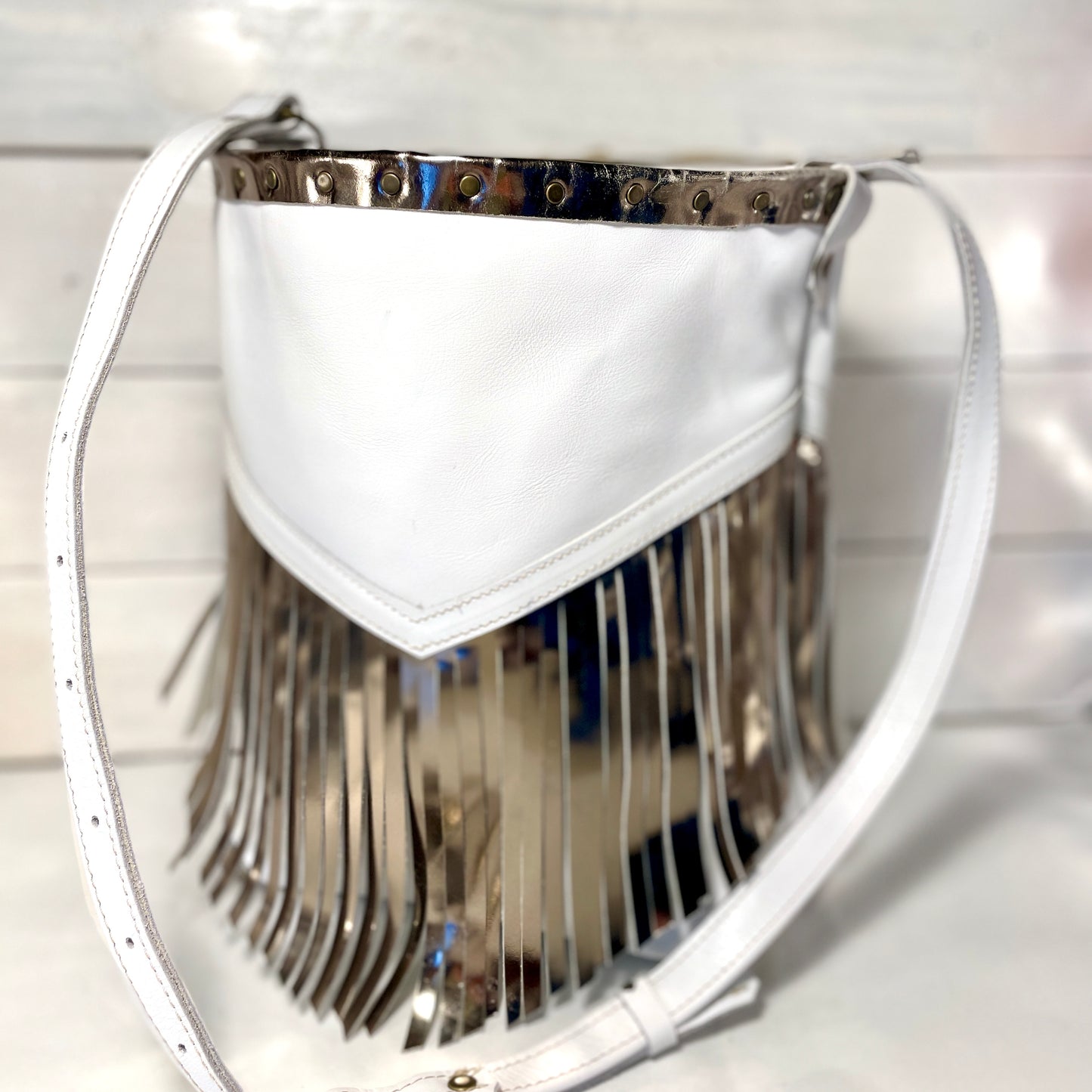 APACHE Blanc/Bronze
