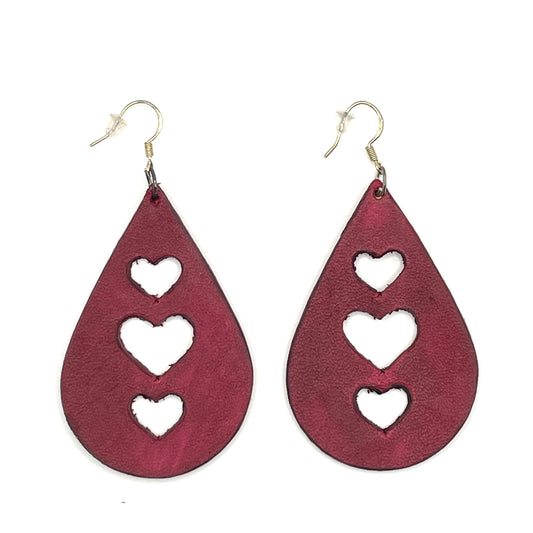 BO GOUTTE/COEURS ROUGE