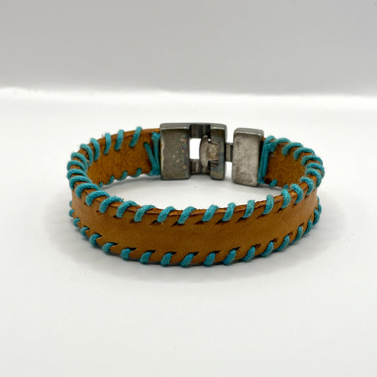 BRACELET TRESSE BLEU
